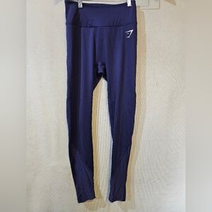 Gym Shark Purple Leggings with Logo